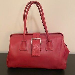 Prada- Authentic Handbag Vintage Pony Style Red genuine leather